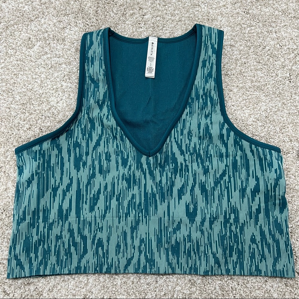 Women’s Athleta Aurora Seamless Crop Rib Tank
